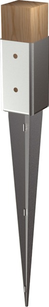 STOLPSPJUT FZV 73X73X600X2MM